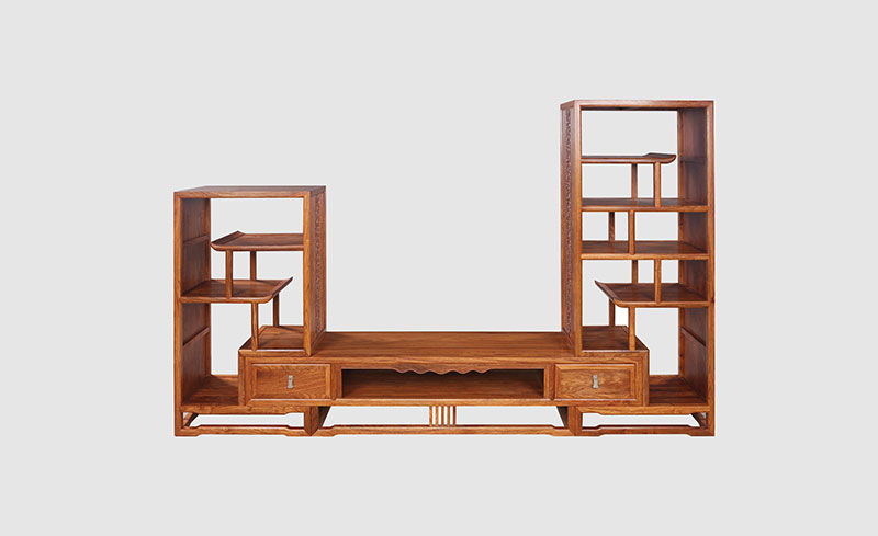 武汉中式装饰厅柜组合家具效果图